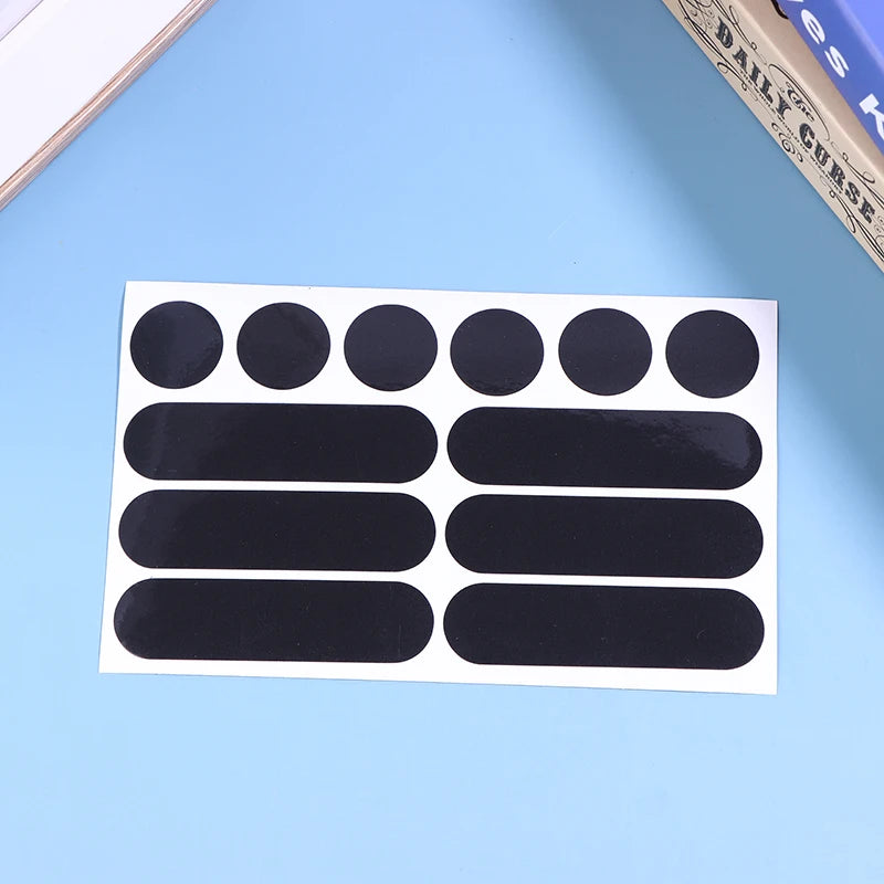 Black Reflective Helmet & Bike Stickers – Night Safety Decals