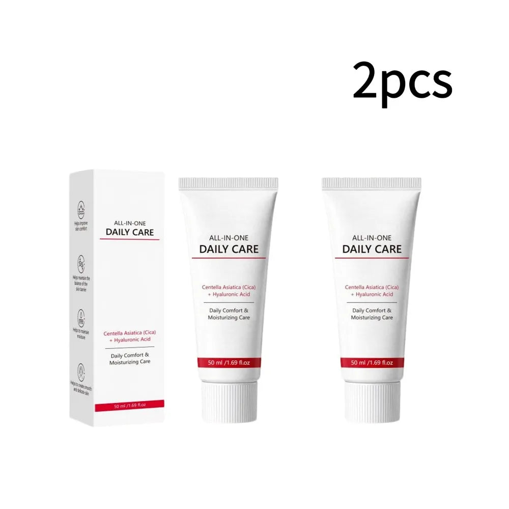 50ml Face Moisturizer Hydrating Cream Nourishing Daily Skin Care Gentle Use Portable Refreshing Smooth Shrinks Pores Rejuvenate Peaceful Pleasures Health and Wellness 2pcs