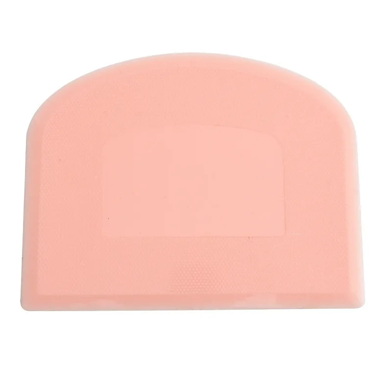 Plastic Dough Weight Cutter Cookie Fondant Bread Pizza Tools Spatula for Cake Butter Scraper Pastry and Bakery Kitchen Utensils Peaceful Pleasures Health and Wellness pink 1pc