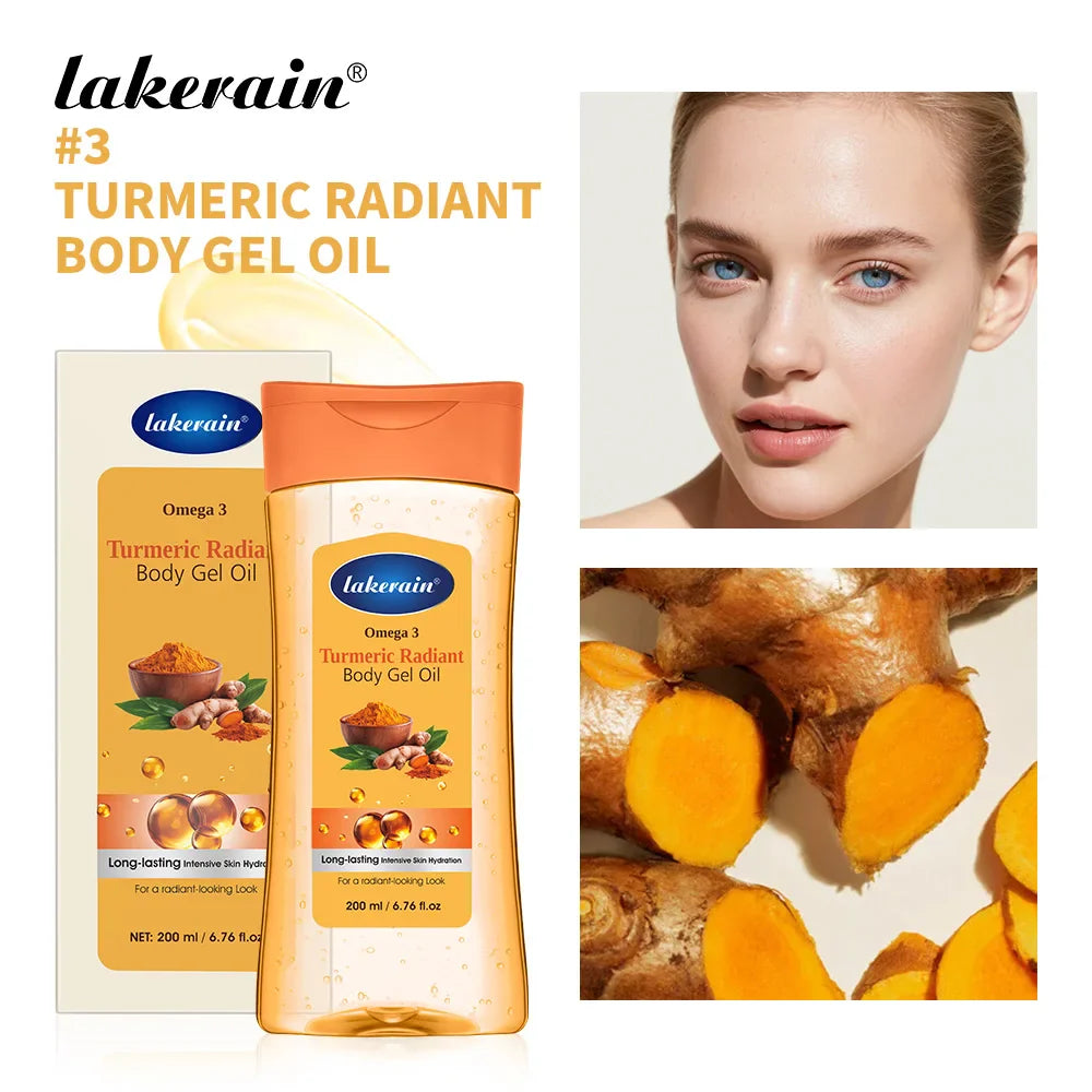 Vitamin C & Turmeric Radiant Body Gel Oil | 200ml Moisturizer