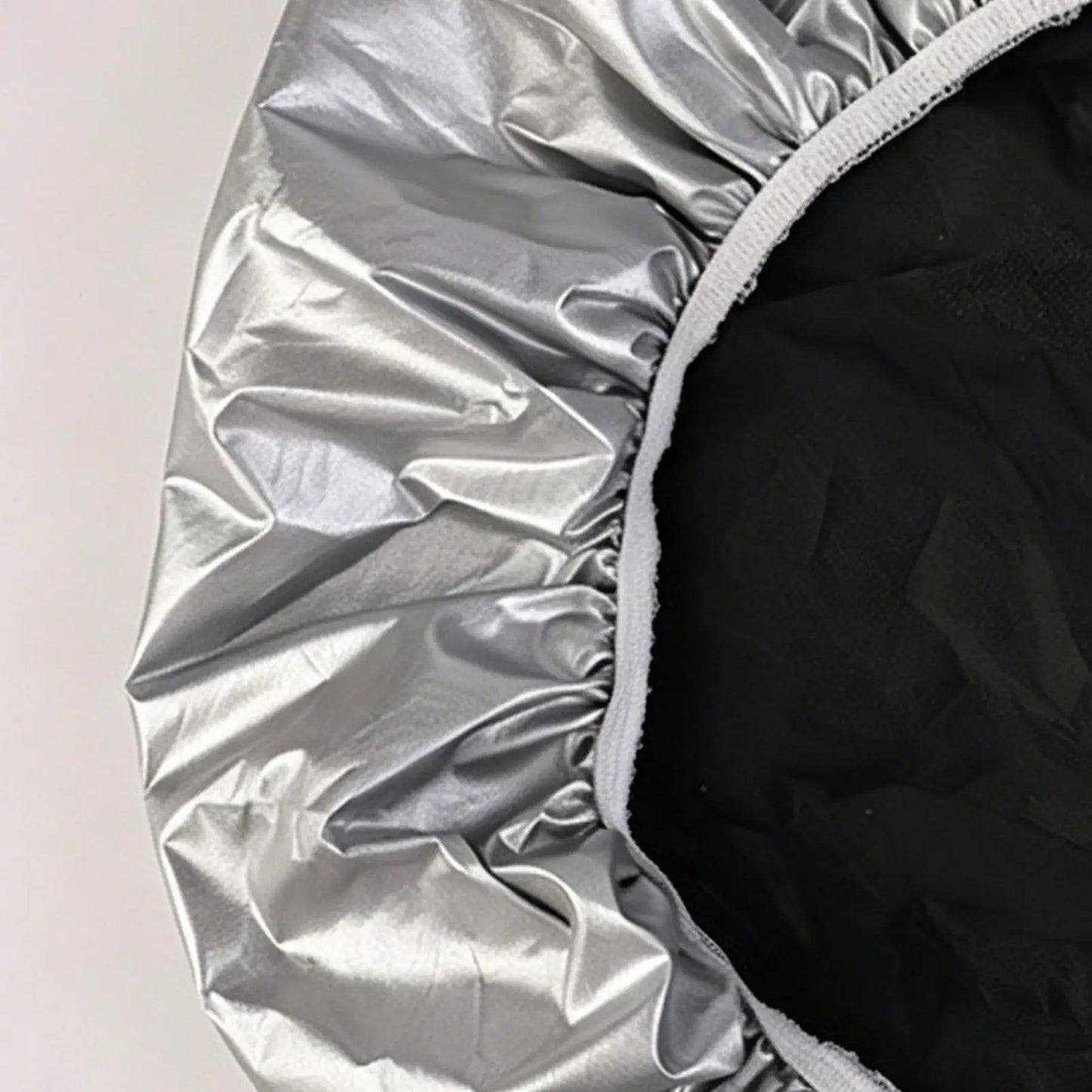Silver Steering Wheel Sun Shade Cover – 42cm Universal Fit
