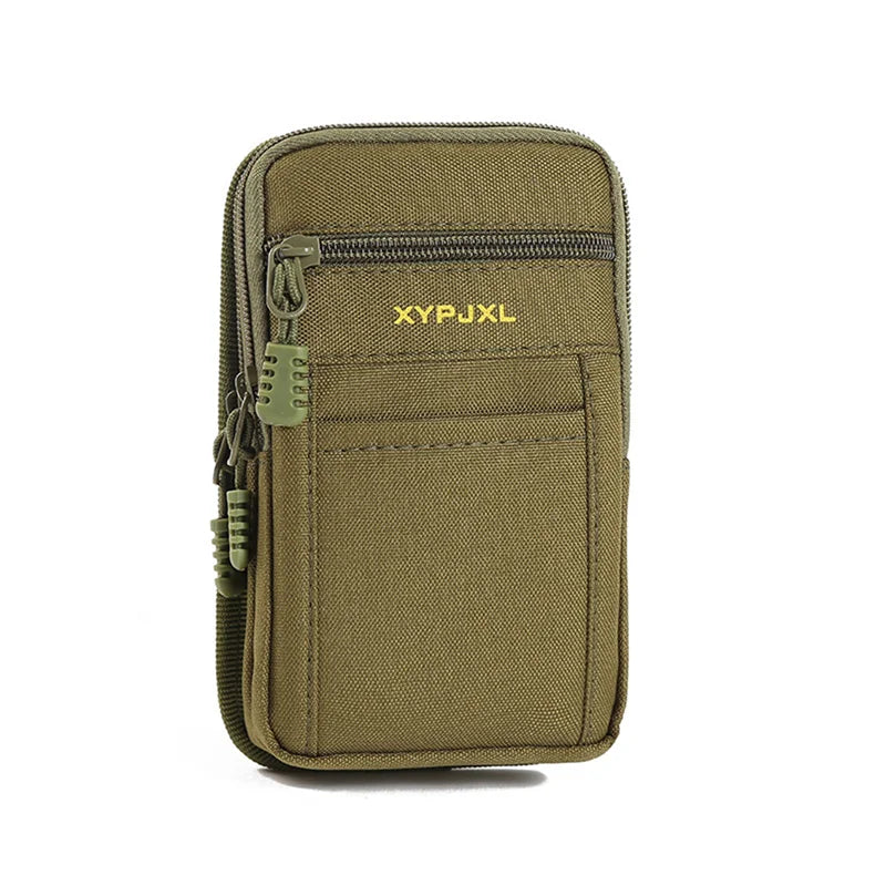 Men Bag Universal Multi-color Vertical Black Portable Belt Change Key Hanging Waist Storage Bags Mobile Phone Waist Bag Peaceful Pleasures Health and Wellness green