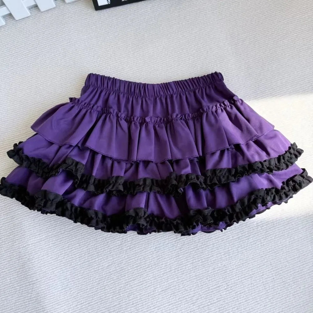 High Waist Pleated Bubble Skirt – Puffy A-Line Mini Skirt
