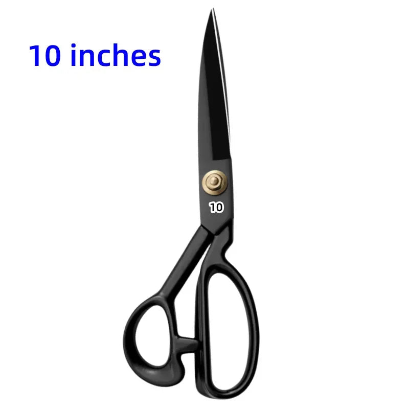 Professional Tailor Scissors – Sharp Stainless Steel Fabric Shears Peaceful Pleasures Health and Wellness 10inch