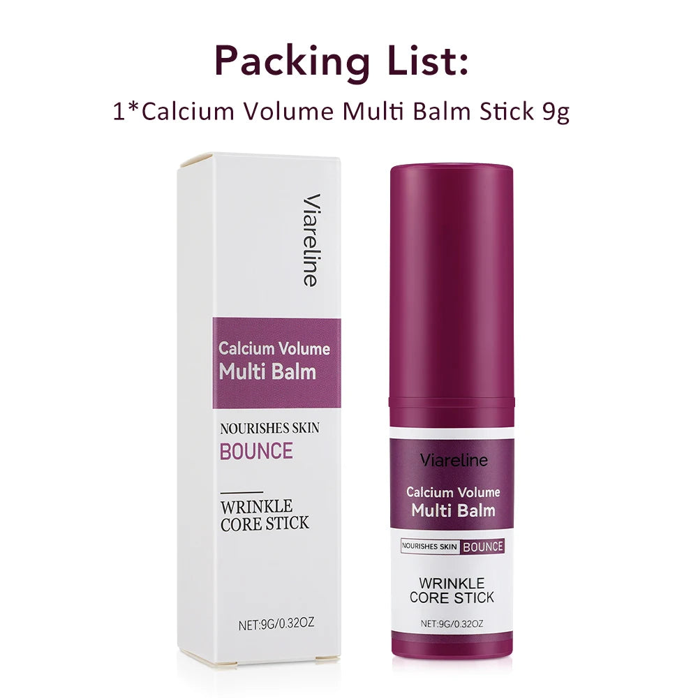 Face Moisturizer Stick Hydrating Balm with Calcium & Vitamin C Brightening Primer Multi Balm for Dry Skincare Travel Size 9g Peaceful Pleasures Health and Wellness 1pc