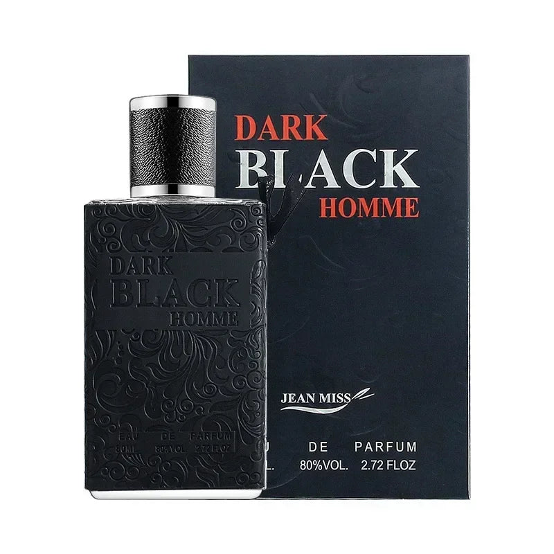 Men Cologne Perfume Fresh Gentleman Fragrance With Long-lasting Scent 80ml Eau De Toilette Woody Aromatic Notes Dating Perfume Peaceful Pleasures Health and Wellness Black