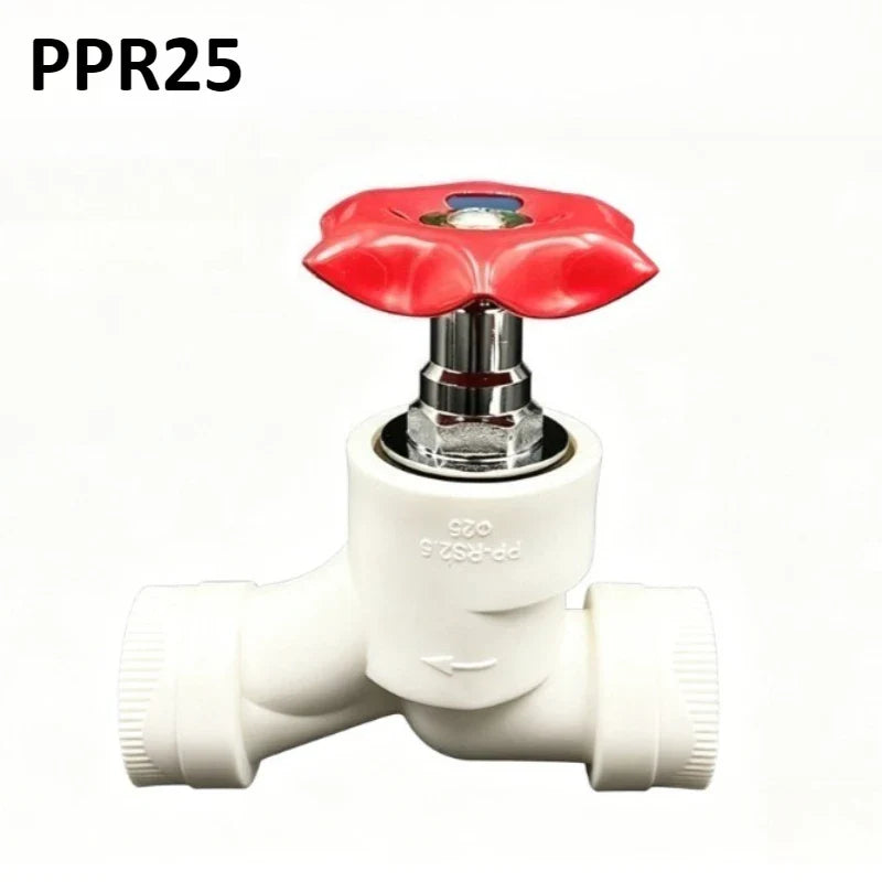 PPR S-Type Globe Valve | High Flow Hot Melt Gate Valve