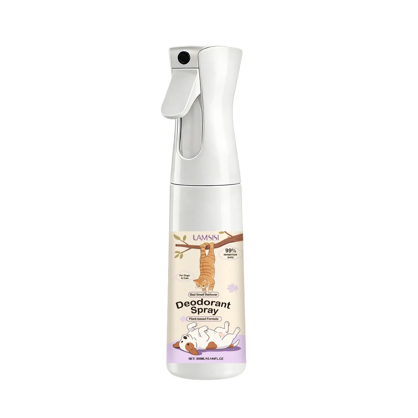 Plant-Based Pet Deodorant Spray Dogs & Cats 300ml | 24H Fresh