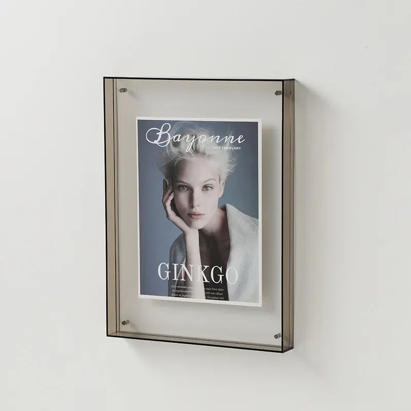Transparent Acrylic Photo Frame – Wall Mount or Tabletop