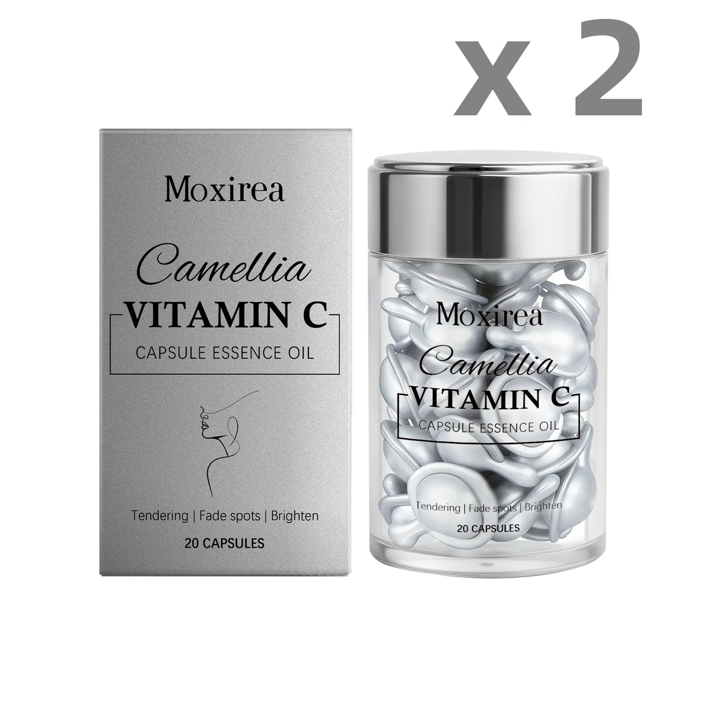 Hyaluronic Acid Face Essence Capsules – 20pc Night Serum