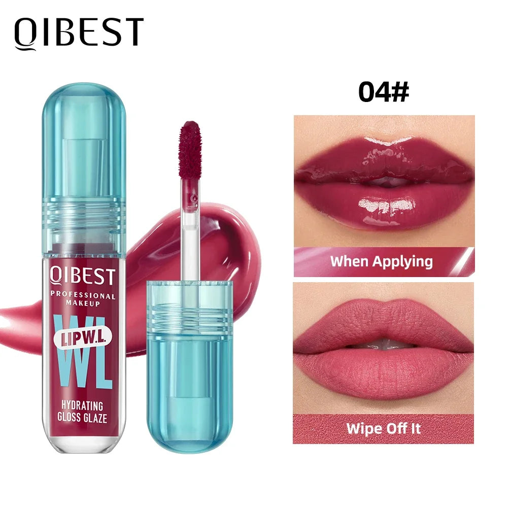 Qibest Original Moisturizing Lip Balm Lip Oil Gloss Care of The Lips Benetitnt for Lips Plumping Exfoliating Plumping Gloss Oil Peaceful Pleasures Health and Wellness 04