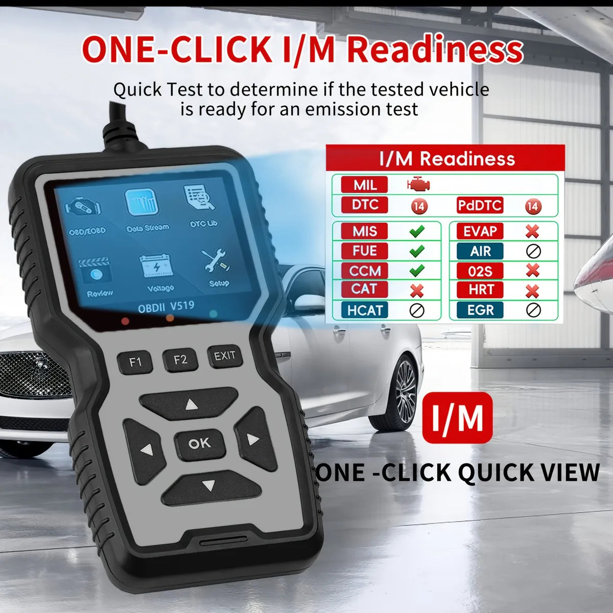 Car Fault Diagnosis Tester V519 Obd Code Reader, Obd2 Scanner for Clearing Error Codes, Vehicle Maintenance Equipment, Car Troubleshooting, Portable Scanner, Handheld Device, Durable and Sturdy, High-Quality Components, Diagn Peaceful Pleasures Health and Wellness