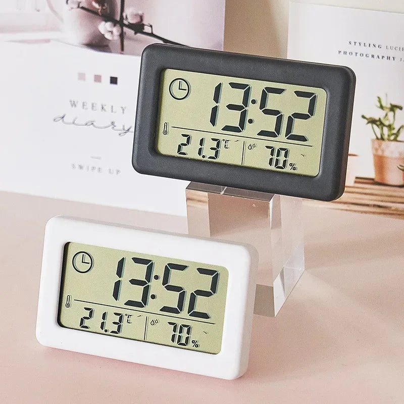 LED Digital Clock Thermometer Hygrometer | Desktop Alarm Clock