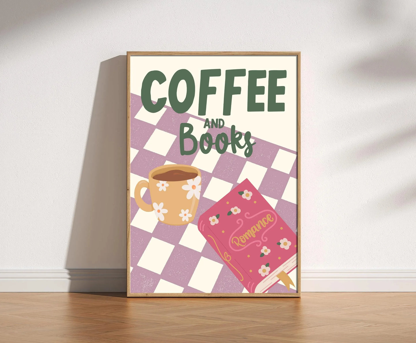 Retro Coffee Canvas Wall Art | Minimalist Kitchen Poster