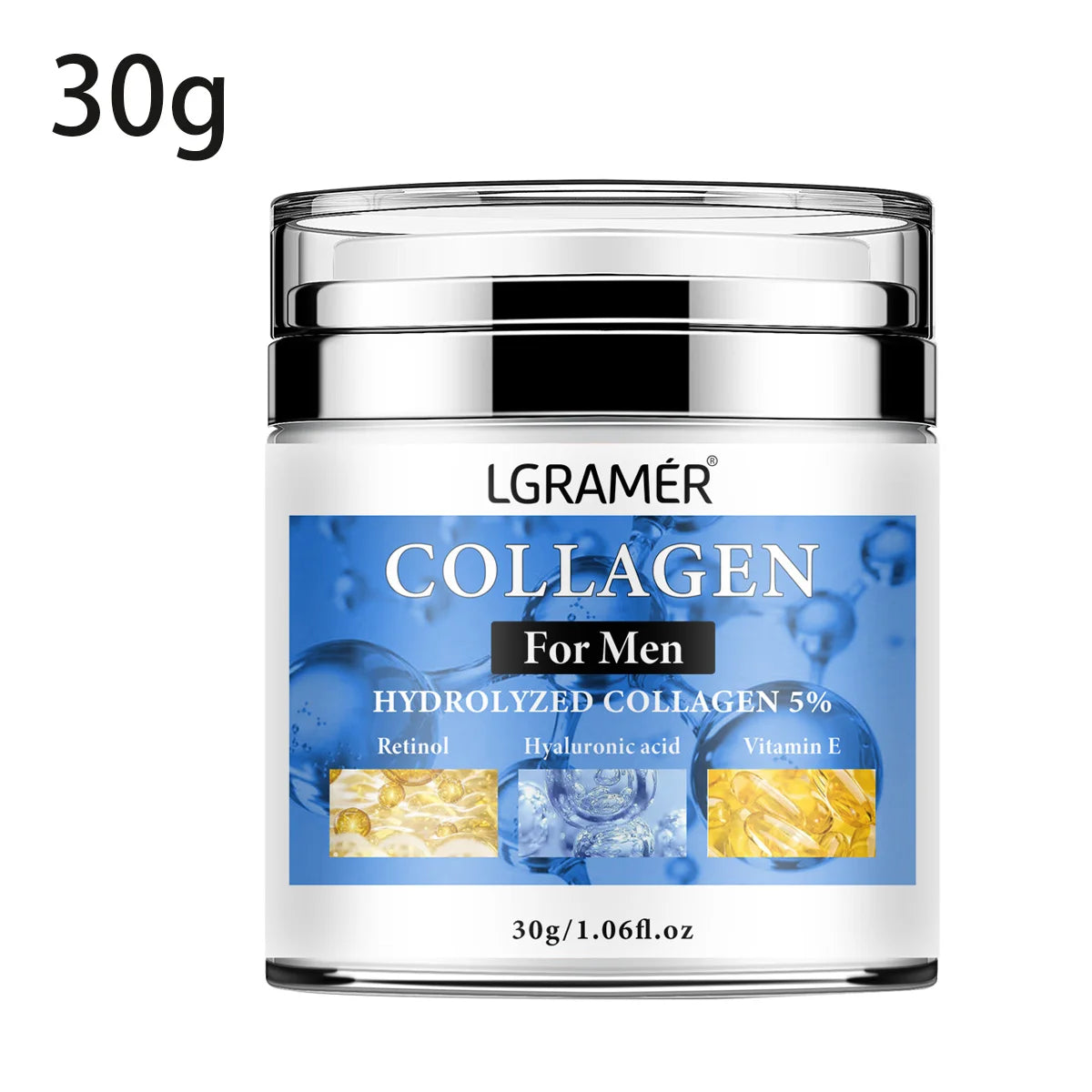 LGRAMER Retinol Anti-Wrinkle Face Cream for Men – 30ml