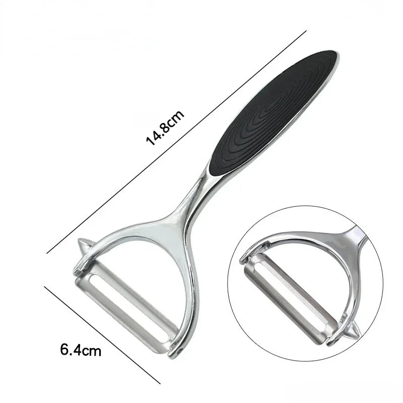 Stainless Steel Tools Kitchen Accessories Vegetable Slicer Potato Home Improvement and Tools Carrot Grater for You Fruit Item Peaceful Pleasures Health and Wellness 1PC Flat-A