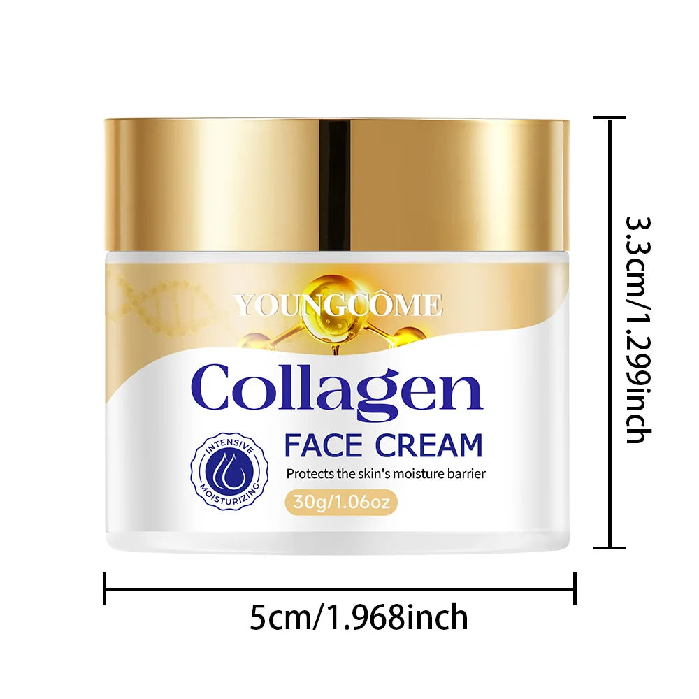 YOUNGCOME Collagen Firming Face Cream – Anti-Aging & Moisturizer Anti-Aging Face Cream Peaceful Pleasures Health and Wellness 30G