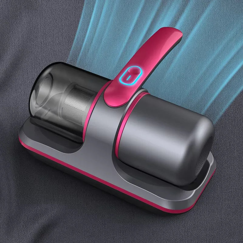 12KPa UV New Mattress Vacuum Mite Remover Dust Wireless Handheld Powerful Suction Vacuum Cleaner for Bed Pillow Clothes Sofa Peaceful Pleasures Health and Wellness