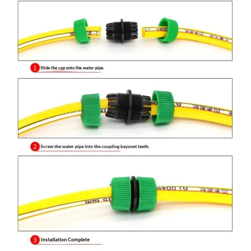 5-Pack Quick Connect Garden Hose Fittings & Drip Irrigation Adapter