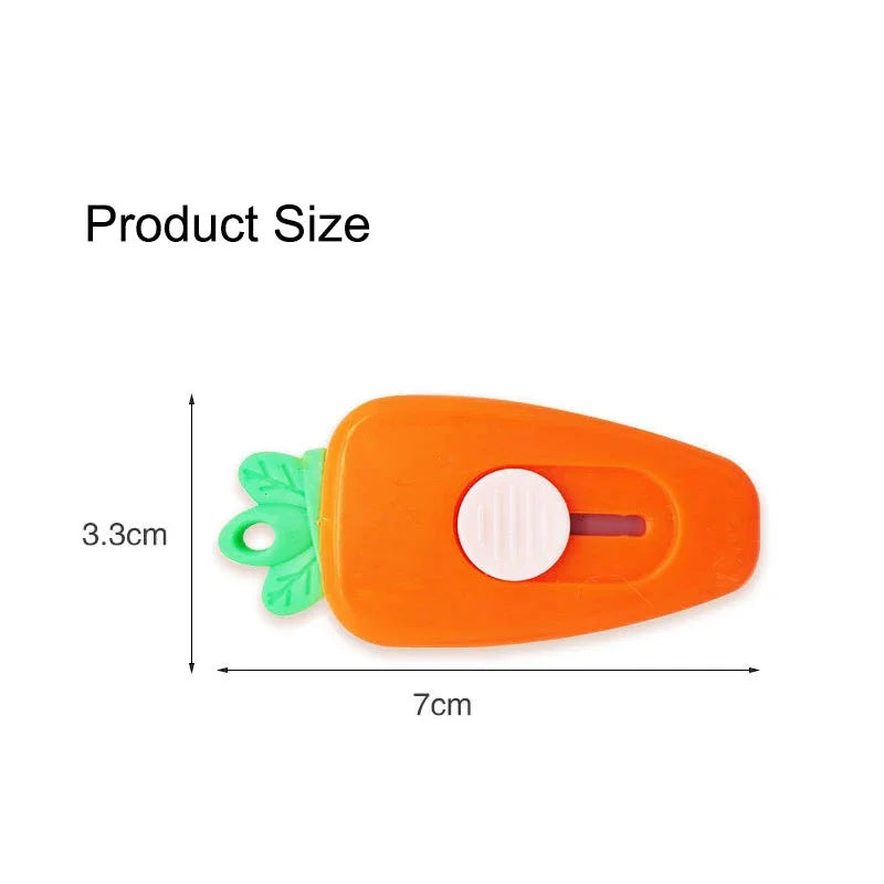 Cute Carrot Mini Utility Knife | Portable Art & Paper Cutter Mini Utility Knife Peaceful Pleasures Health and Wellness