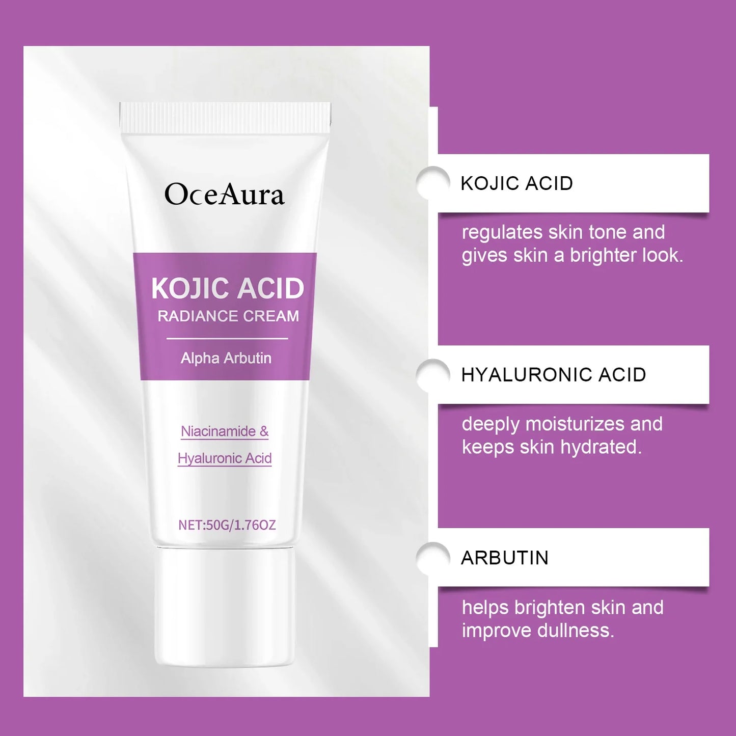 OceAura Brightening Cream – Underarm, Knee & Body 50g