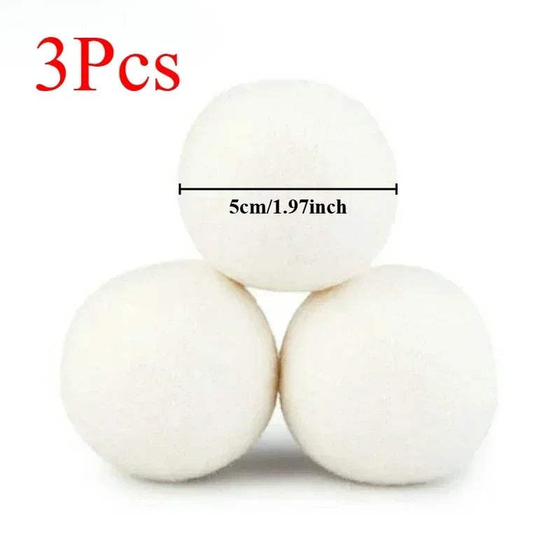 30-Pack Wool Dryer Balls – Natural Reusable Fabric Softener