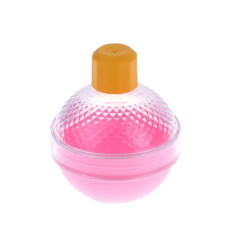 Silicone Ice Ball Maker Mold with Lid | Round Sphere Ice Cube Tray Silicone Ice Ball Mold Peaceful Pleasures Health and Wellness Rose red 1
