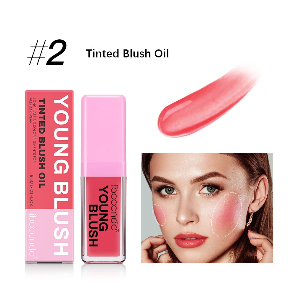 Color Change Blush Oil Pink Blusher Moisturizing Makeup Oil For Face Cheeks Natural Ph Color Changing Liquid Blush 6.5ml Peaceful Pleasures Health and Wellness pink tinted