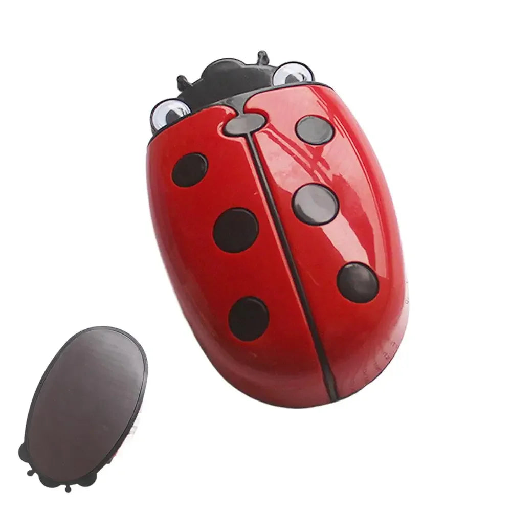 2-in-1 Ladybug Magnetic Pen Holder Whiteboard Eraser Storage Box Universal Fridge Magnet Organizer For Kitchen Container Peaceful Pleasures Health and Wellness 03