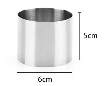 Stainless Steel Round Cake Ring Mold | Mousse & Pastry Cutter