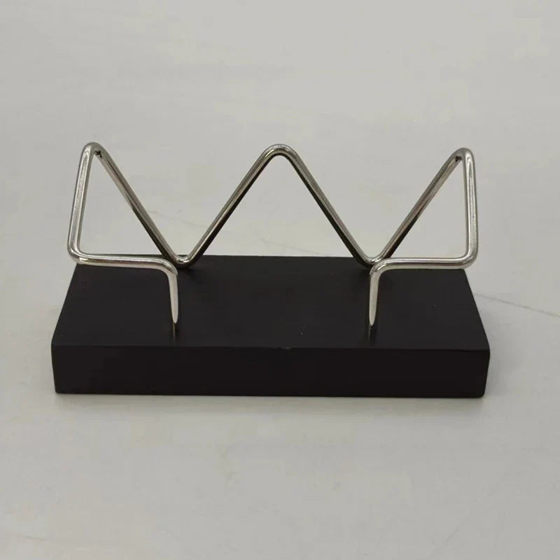 Wooden Business Card Holder Desk Stand Organizer Display