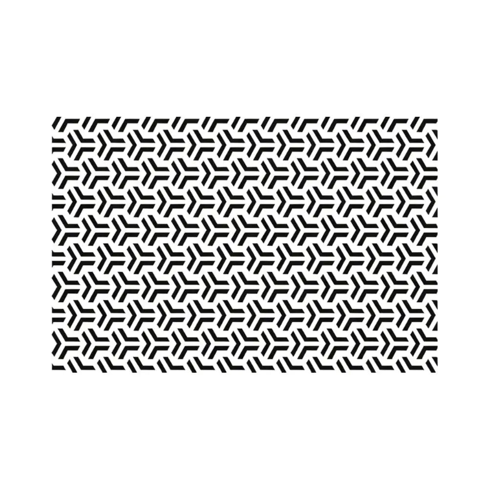 Honeycomb Matte Black Car Window Sticker 75x50cm Sun Shade