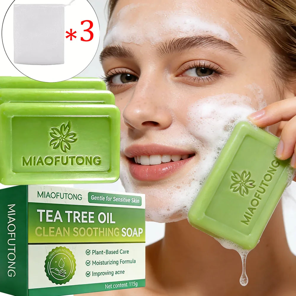 Tea Tree Oil Antifungal Soap – Acne & Sensitive Skin Cleanser