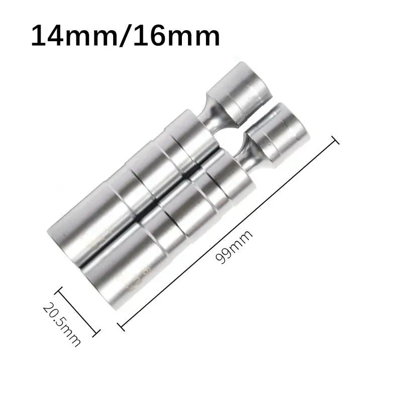 Magnetic Spark Plug Socket 14mm 16mm Thin Wall 3/8" Drive