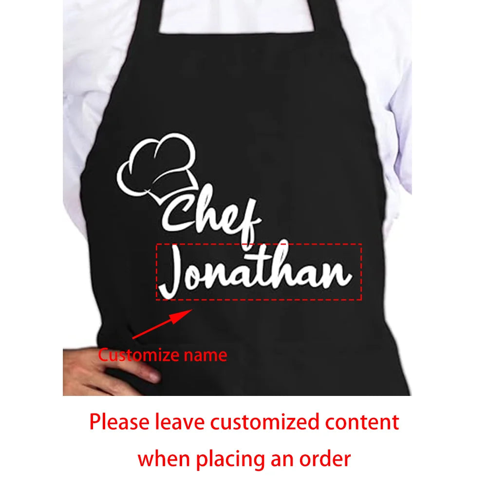 Custom Chef Apron with Name | Personalized Gift for Men & Women Personalized Chef Apron Peaceful Pleasures Health and Wellness BApron 67x75cm