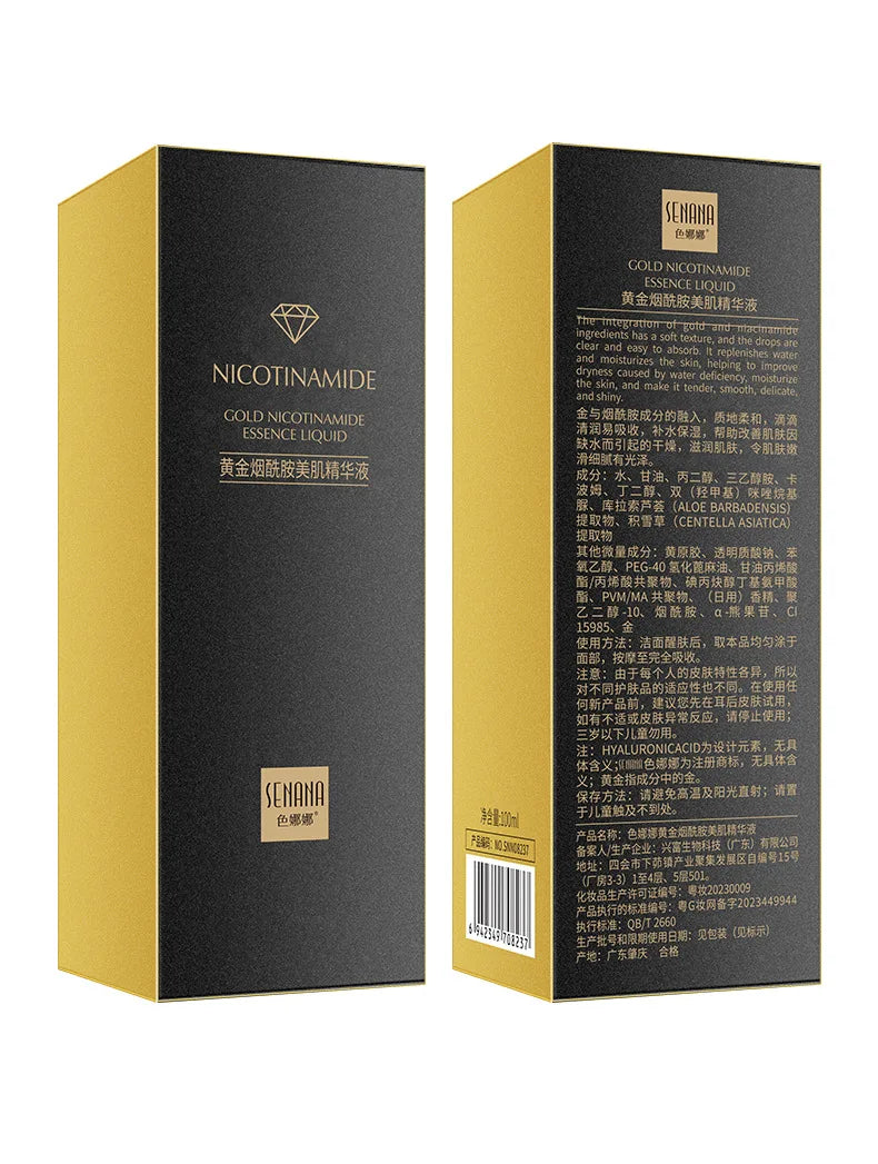 24K Gold Hyaluronic Acid Face Serum – Hydrating 100ml Essence