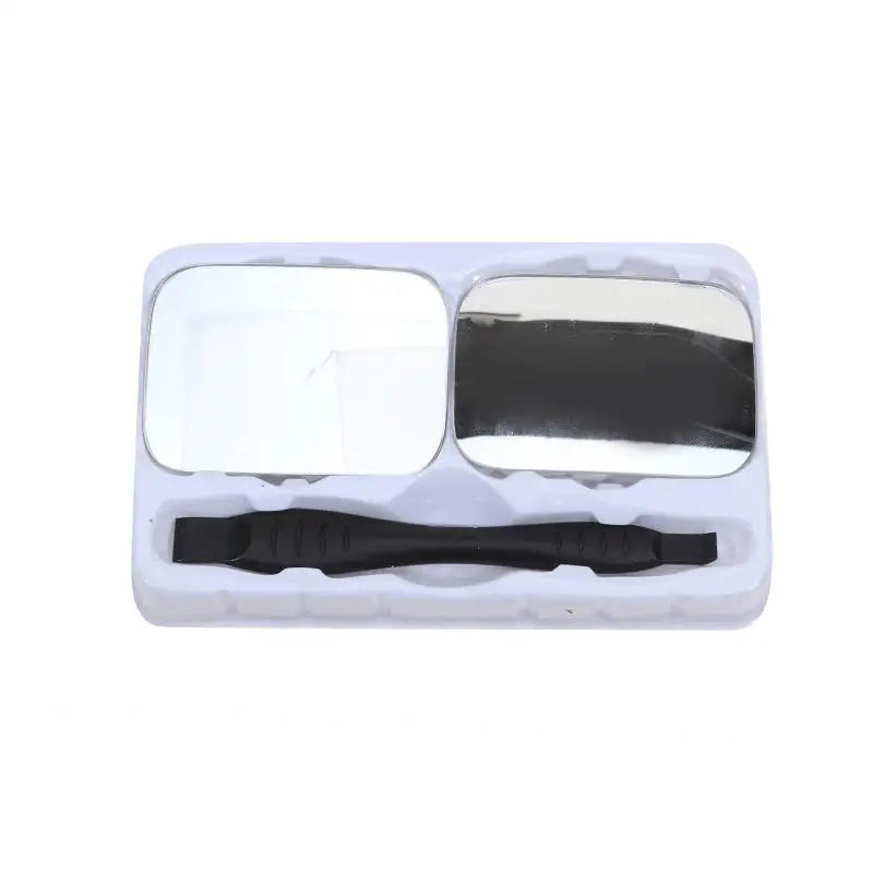 360° Adjustable Car Rearview Mirror Wide-angle Reversing Assist Blind Spot Mirror For Novice Parking Observed Car Modification Peaceful Pleasures Health and Wellness square 1 pair