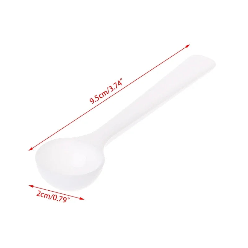 Measuring Spoon Coffee Protein Milk Powder Scoop Spoon Kitchen Tools Milk Powder Spoon Plastic Protein Powder Quantitative Spoon Peaceful Pleasures Health and Wellness 1g