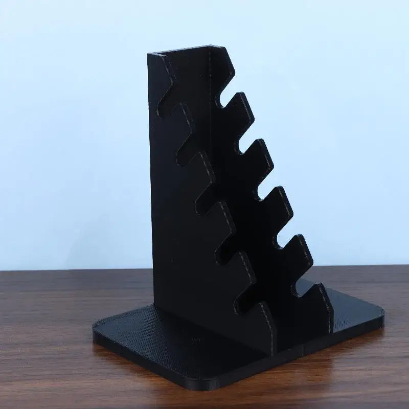 Finger Skateboard Storage Rack Finger Skateboard Organizer Finger Skateboard Desktop Display Rack Holder Home Decoration Peaceful Pleasures Health and Wellness Black