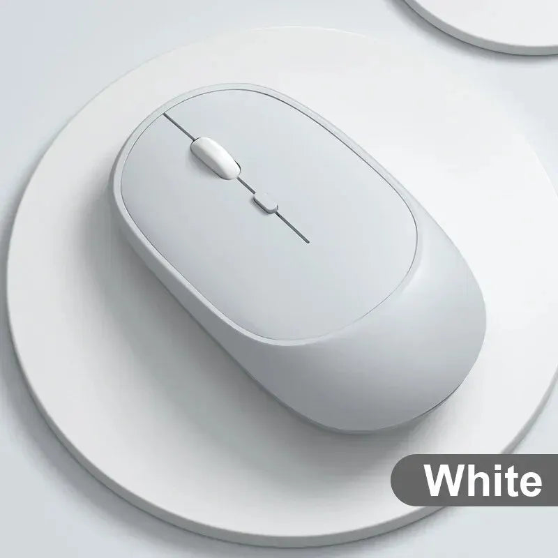 2.4Gh Wireless Gaming Mouse Dual Modes Bluetooth Ultra-Low Power Consumption,Compatible With PC Mac Computers Laptops Mute Peaceful Pleasures Health and Wellness SB138WE-B