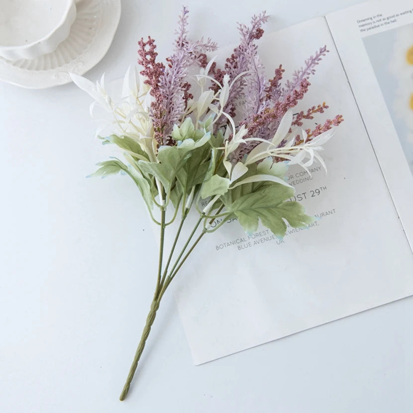 Artificial Lavender Bouquet for Wedding, Home & Table Décor