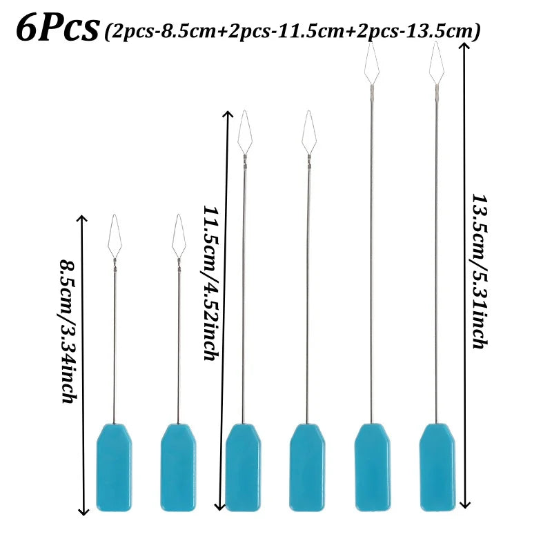 Needle Threader Blue Handle – Quick Sewing Threading Aid