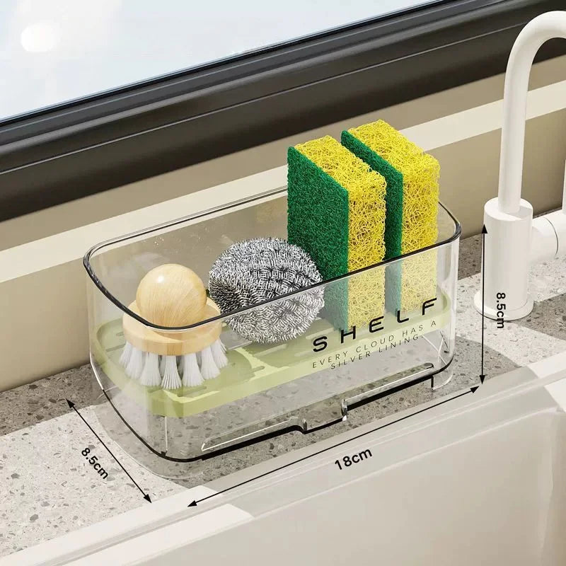 Multi-Functional Sink Rack | Drainage Shelf & Towel Holder