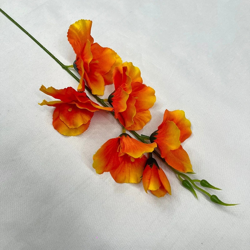 Artificial Moth Orchid Silk Flowers | Wedding & Home Décor 2/4 Pcs