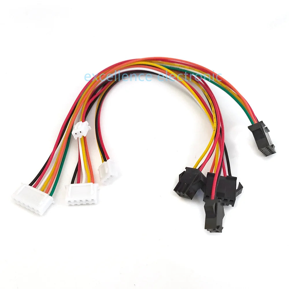 5PCS SM 2.54mm XH/PH2.0 Plug/Socket 2P/3P/4P/5P/6P Conversion Cable 20cm 26AWG SM2.54 Extension Cable Peaceful Pleasures Health and Wellness XH2.54 to SM Female 3P 20cm
