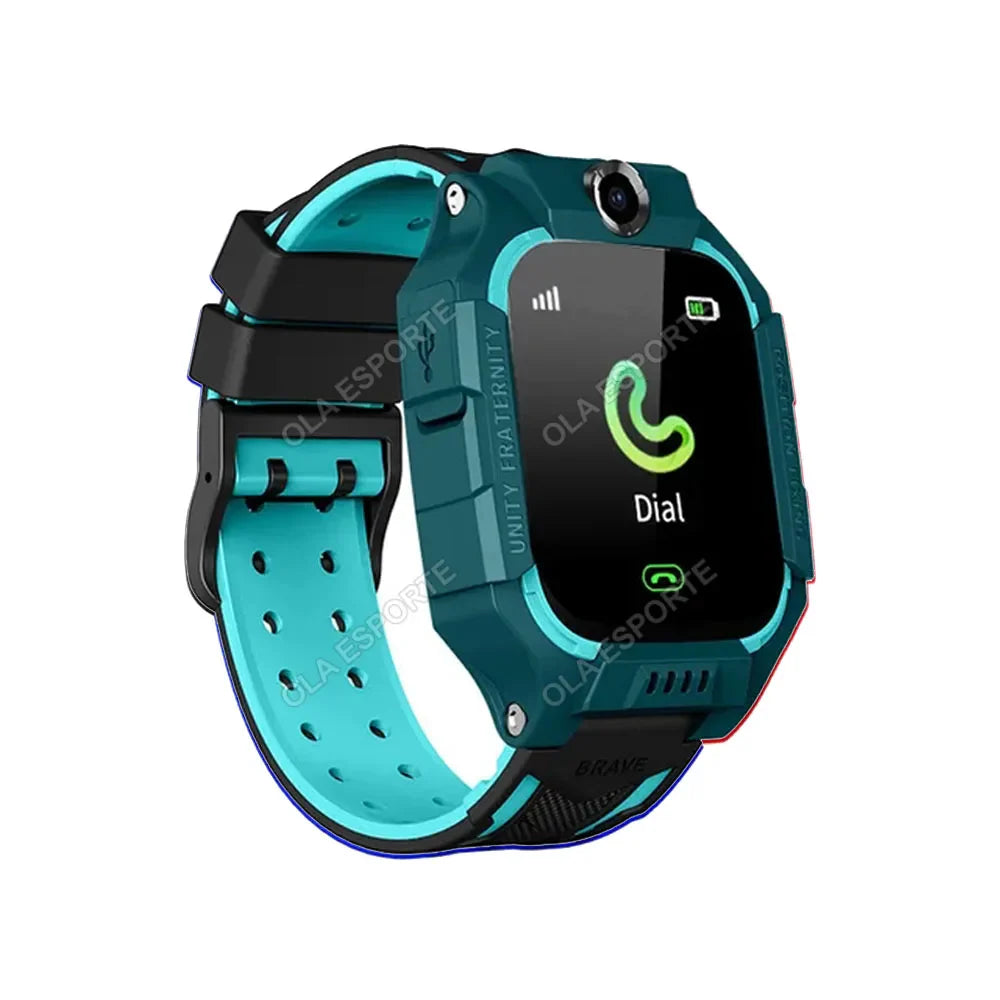 Kids Smart Watch 2G SIM GPS Tracker SOS LED IP68 Boys & Girls