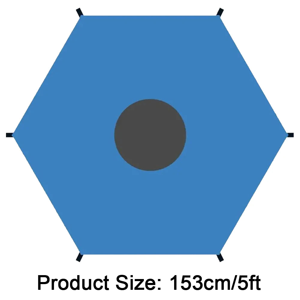 6/8/10ft Trampoline Shade Cover Anti-UV Trampolines Canopy Trampolines Sunshade Accessories for Outdoor Backyard Playground Peaceful Pleasures Health and Wellness