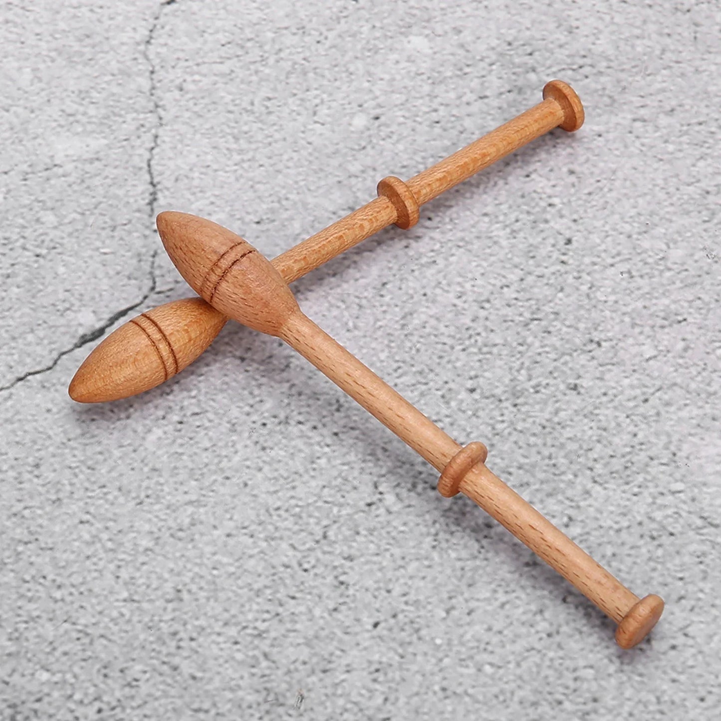 Lace Bobbin Wooden Antique Vintage French Artisan Craft Turned Wood