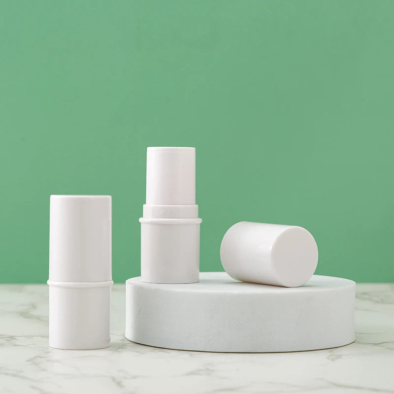 6g Refillable Lipstick Tube Lip Balm Container Empty Cosmetic Containers Lotion Container Travel Bottle Peaceful Pleasures Health and Wellness White