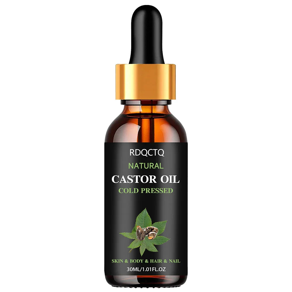 Organic Cold Pressed Castor Oil – Natural Carrier Oil for Skin & Hair